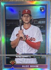 Bowman 2020 Alec Bohm #91B-AB Rookie Philadelphia Phillies Baseball Card