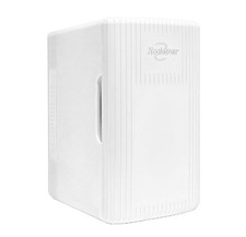 Koolatron 6L Table Top Mini Fridge Portable Cooler Warmer for Bedroom Car, White