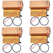 4X Engine Oil Filter 26320-3N000 For 2021-24 Carnival Genesis GV70 G80 GV80 3.5L