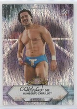 2021 WWE Super ShowDown Silver Foilboard Angel Garza def Humberto Carrillo 0b7