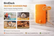 Heated Bird Warmer Pad Multi-Purpose Pet Heater for Birds, Small Animals Care