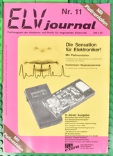 ELV Journal Nr. 11 - Zeitschrift - Elektronik Magazin - Mit Platinenfolien - Vin