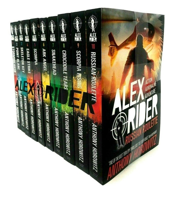 Alex Rider by Anthony Horowitz 10 Books Box Set Collection Spy Fiction Paperback - Image 4