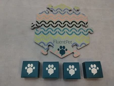 Fluent Pet Get Started Kit - 4 Fluent Pet Buttons 1 Hex Tile Training