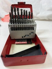 Craftsman 9-66020 High Speed Steel Drill Bit Set Metal Index Case 21 Piece 