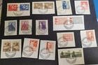 Denmark, nice lot of old all different FDC cancellations on cut outs IV
