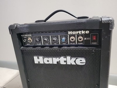 Hartke B300 Bass Amplifier Speaker 30W W/ Power & 2 Mono Guitar