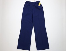 Deadstock Vtg 60s 70s Streetwear Womens 14 Thermal Knit Bell Bottoms Pants USA