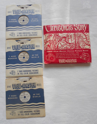 VIEW-MASTER REELS - THE CHRISTMAS STORY KOMPLETT MIT OVP