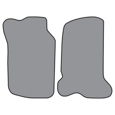 Floor Mats For 1980-1983 Volkswagen Rabbit Pickup Pattern Cutpile Complete 2pc