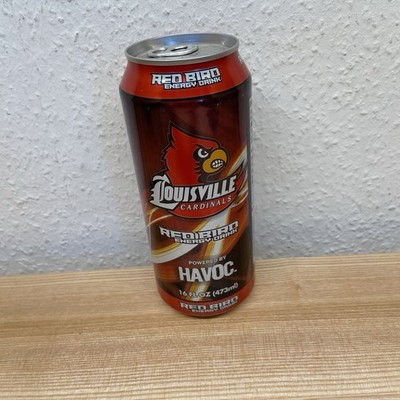 2008 Red Bird Louisville Cardinals Empty Energy Drink Can Soda Havoc Football