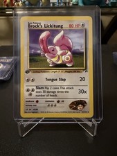 2000 Pokemon 1st Edition Gym Heroes Brock’s Lickitung | Pack Fresh