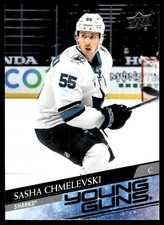 2020-21 Upper Deck Sasha Chmelevski YG RC RC San Jose Sharks #718 9739