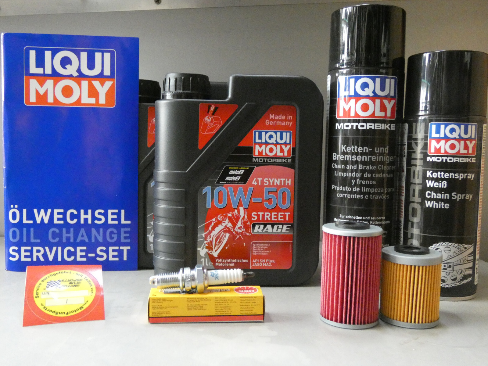 Maintenance Set KTM SC 625 LC4 Inspection Spark Plug Oil Service