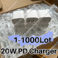 1-1000 Lot 20W USB-C Wall Charger Power Adapter For iPhone 14 13 12 15 16 Pro 8