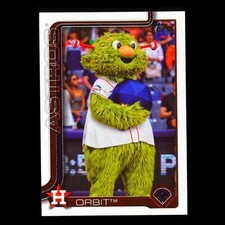 Orbit 2025 Topps Celebration Mascots Astros