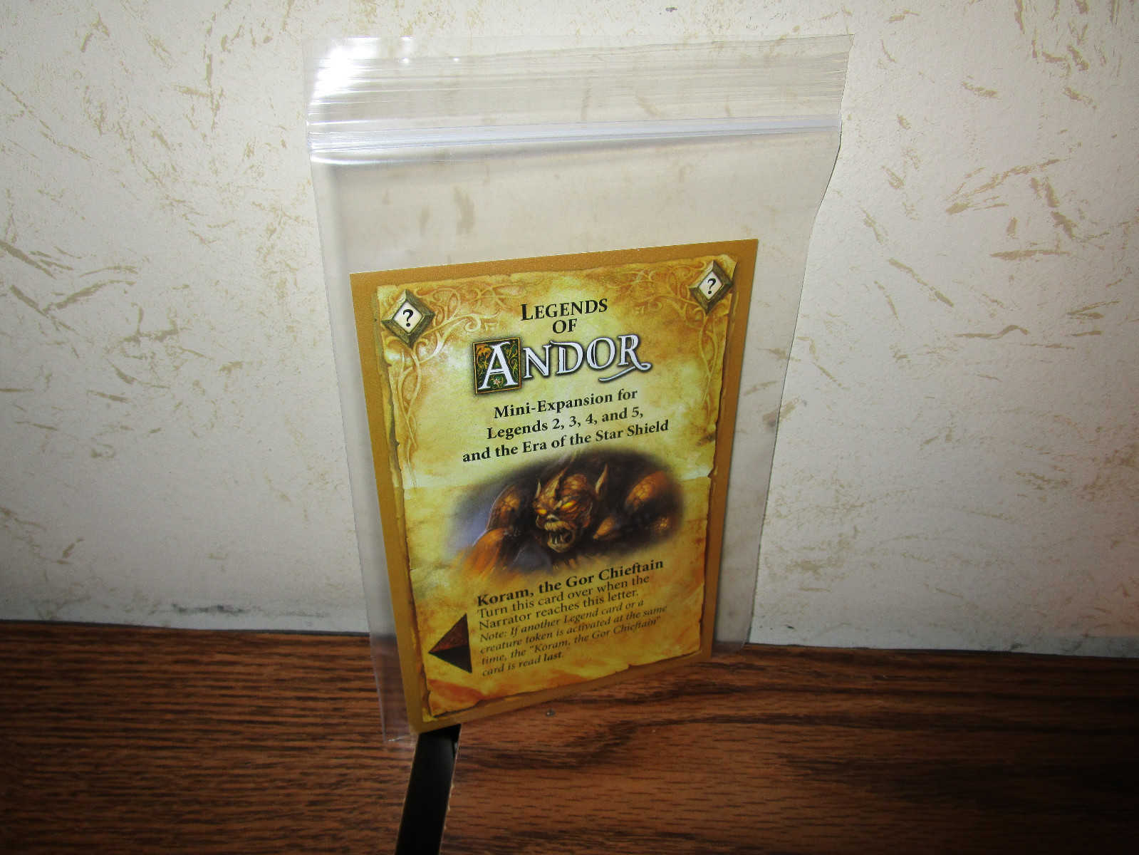 Kosmos - Legends of Andor: Koram, The Gor Chieftain Mini Expansion | eBay