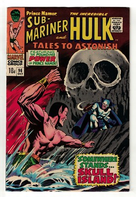 Marvel comics Tales to astonish 96 Sub mariner Hulk Avengers 7.0 vfn-
