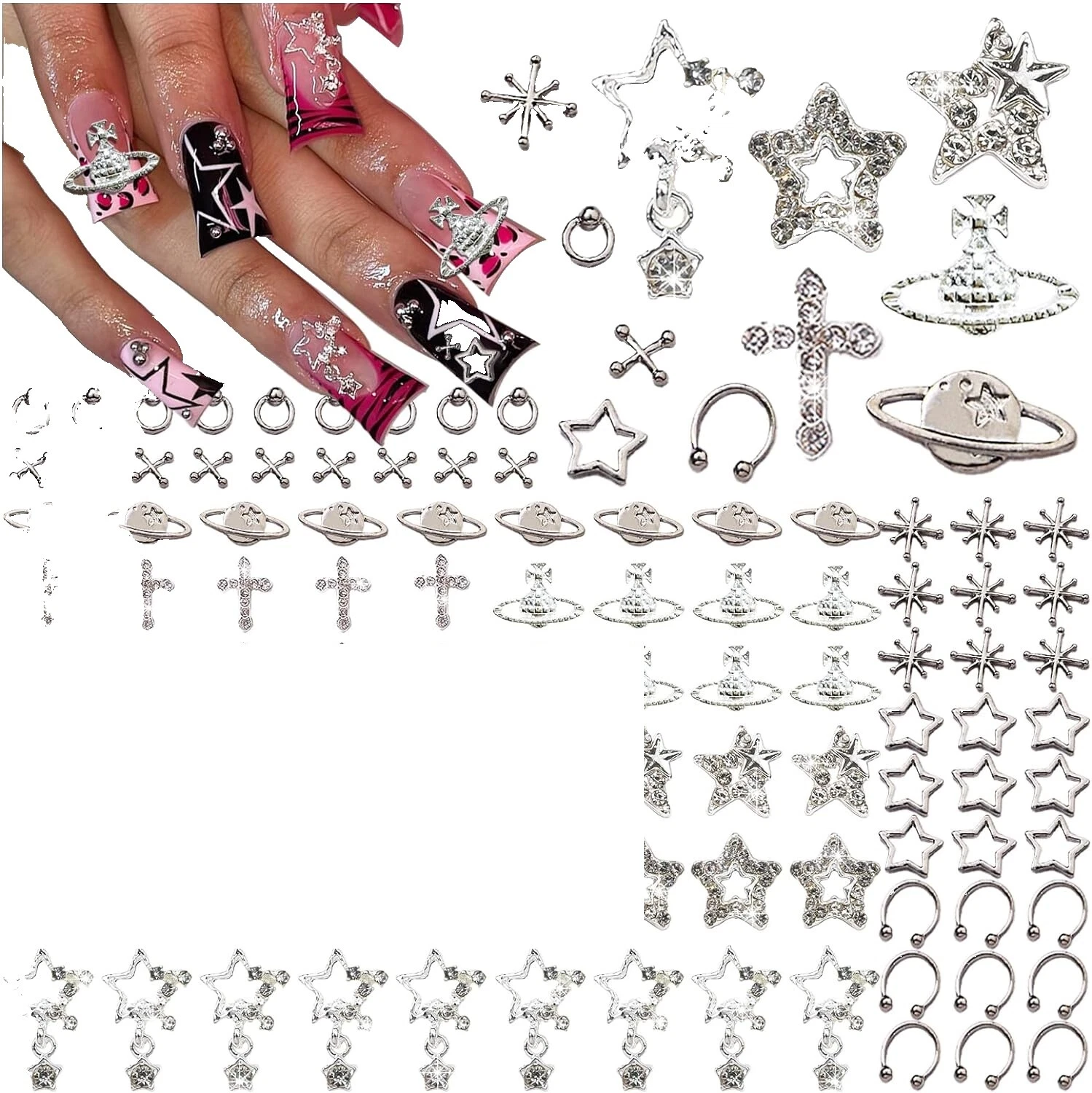 Herramientas para Arte de Uñas de metal Star