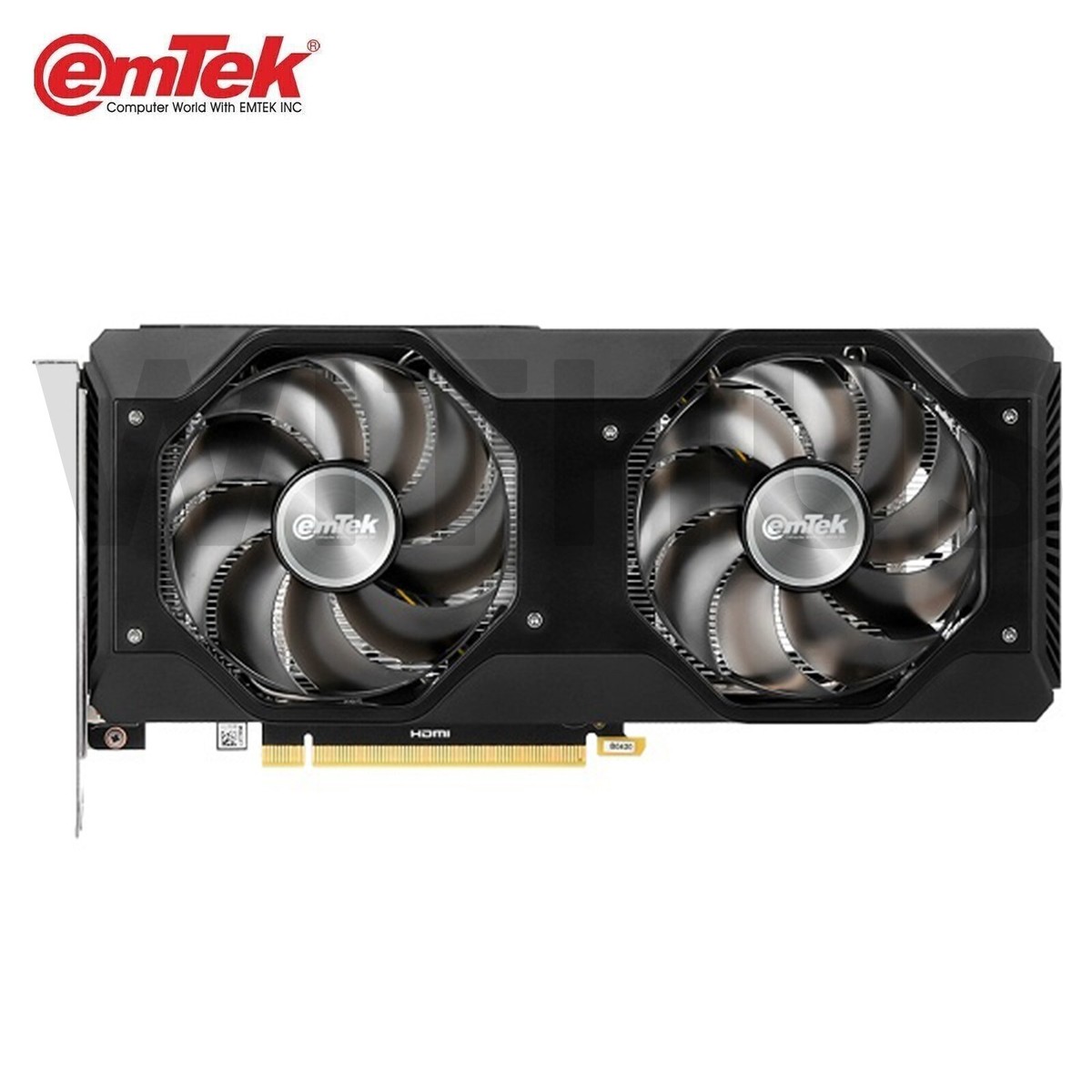 emTek GeForce RTX 4060 MIRACLE BLACK D6 8GB Gaming Graphic card