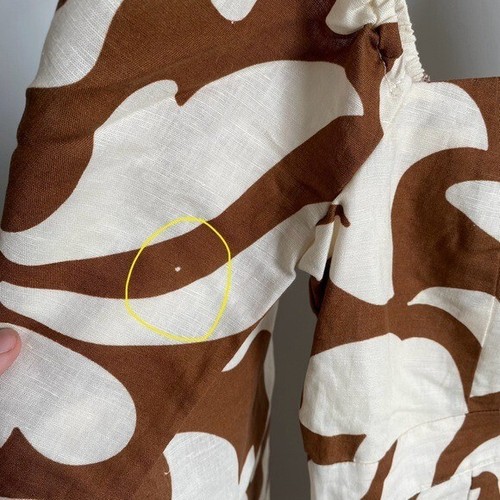 $545 New Rhode Lottie Midi Dress in Free Spirit Brown Sz 4 - 第 11/16 張圖片
