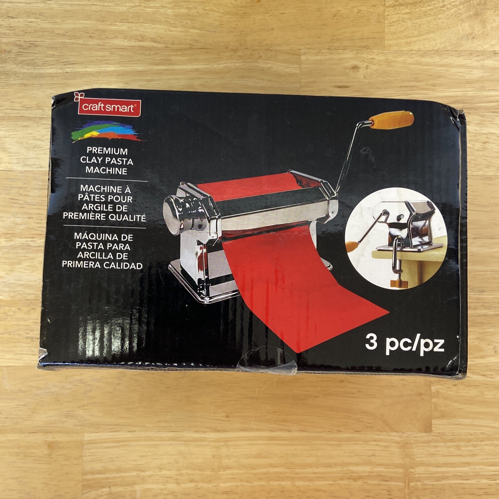 Craftsmart Premium Clay Pasta Machine 3 PC Open Box for sale online eBay
