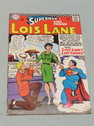 Vintage DC Comics Superman's Girlfriend Lois Lane #69 October 1966