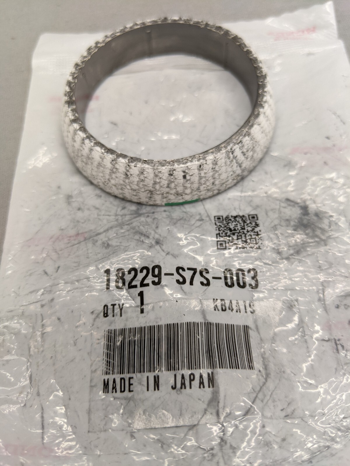 Genuine OEM Honda Flexible Exhaust Gasket 18229-S7S-003 (50.8MM