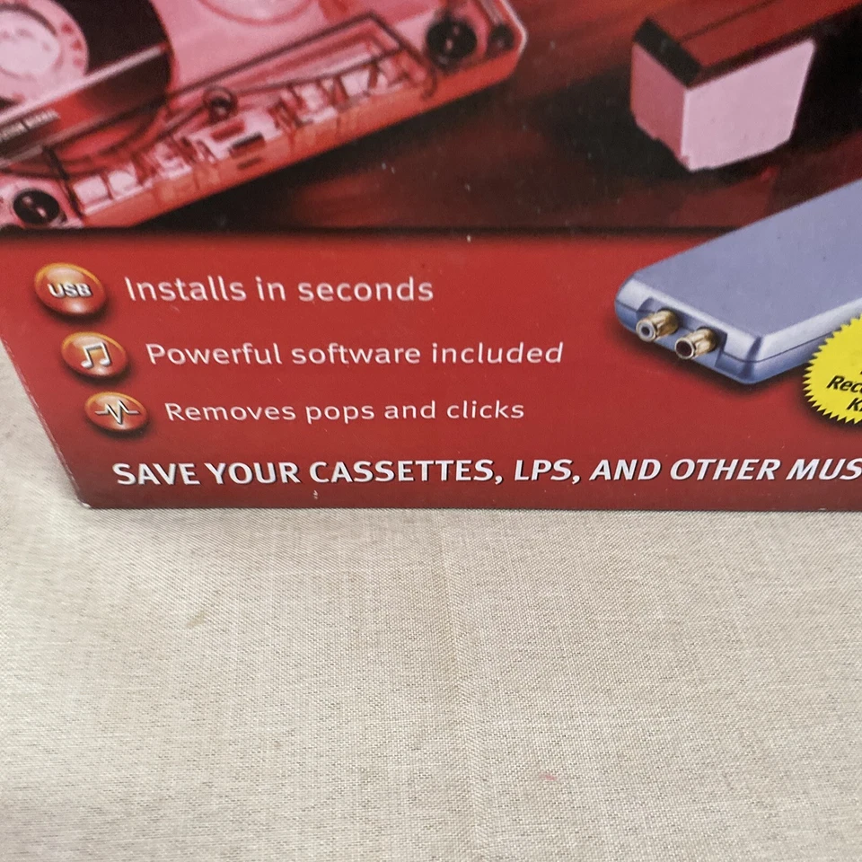 Xitel Inport Deluxe Stereo To PC Audio Recording Kit Converter Cassette FX - Image 4 of 4