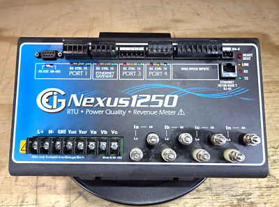 Electro Industries GaugeTech Nexus 1250 1252-A-120-D2-INP-10-AUS-2meg FAST SHIP!