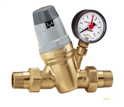 Druckminderer Wasser Druckregler DVGW 1/2'' Zoll 3/4'' Zoll 1'' mit/ohne Manometer.