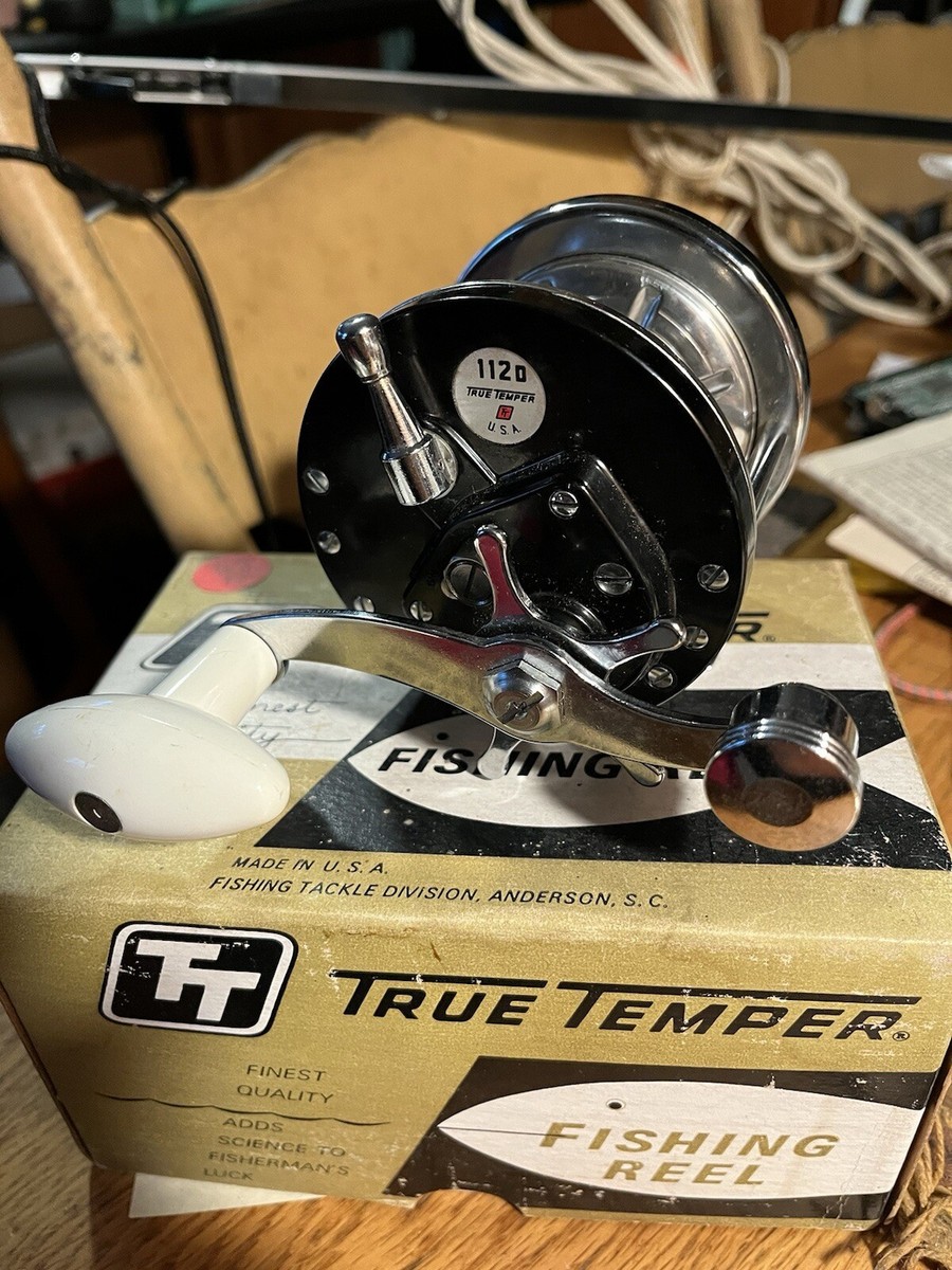 Fishing Reel Ocean City No 112D Made In USA WORKING Bakelite