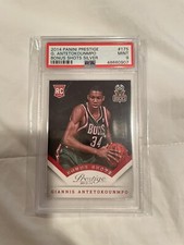 2013-14 Prestige Bonus Shots Silver Giannis Bucks Rookie Psa 9 -Read - Rare 