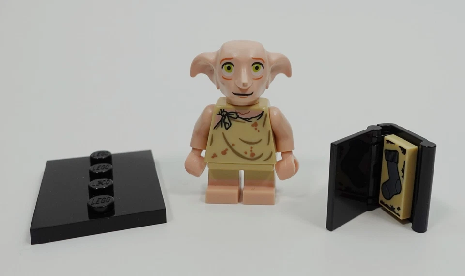 Lego Harry Potter Minifigura Dobby Figura Elfo Turrón Luz Juguete Coleccionable 71022 Foto 4 de 4