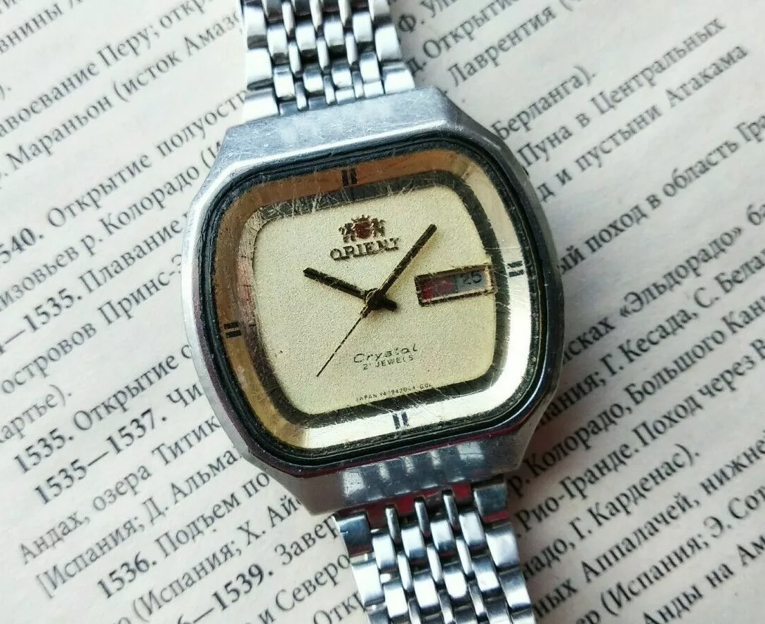 Orient crystal 21 jewels clearance 1970