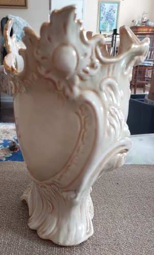 ANTIQUE ROBERT HANKE ROYAL WETTINA HAND PAINTED AUSTRIA VASE - Picture 4 of 12
