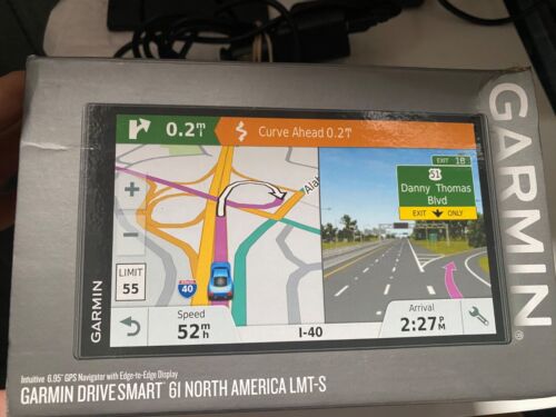 NOB Garmin DriveSmart 61 GPS LMT-S Navigator Bundle 4 Gb microSD Card Free Ship - Picture 6 of 8