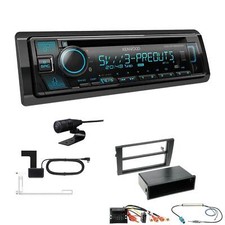 Kenwood Ricevitore CD Autoradio DAB+ Bluetooth per Audi A4 2002-2009 Nero
