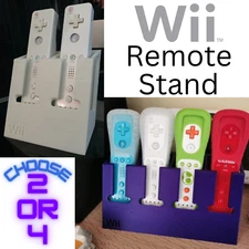 Nintendo Wii Remote Controller WiiMote Holder Dual/Quad Display Stand for 2 or 4