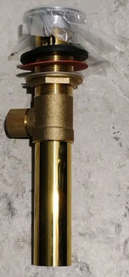 Pop-Up Drain Assembly, 8-1/2'' Made to Match Brass