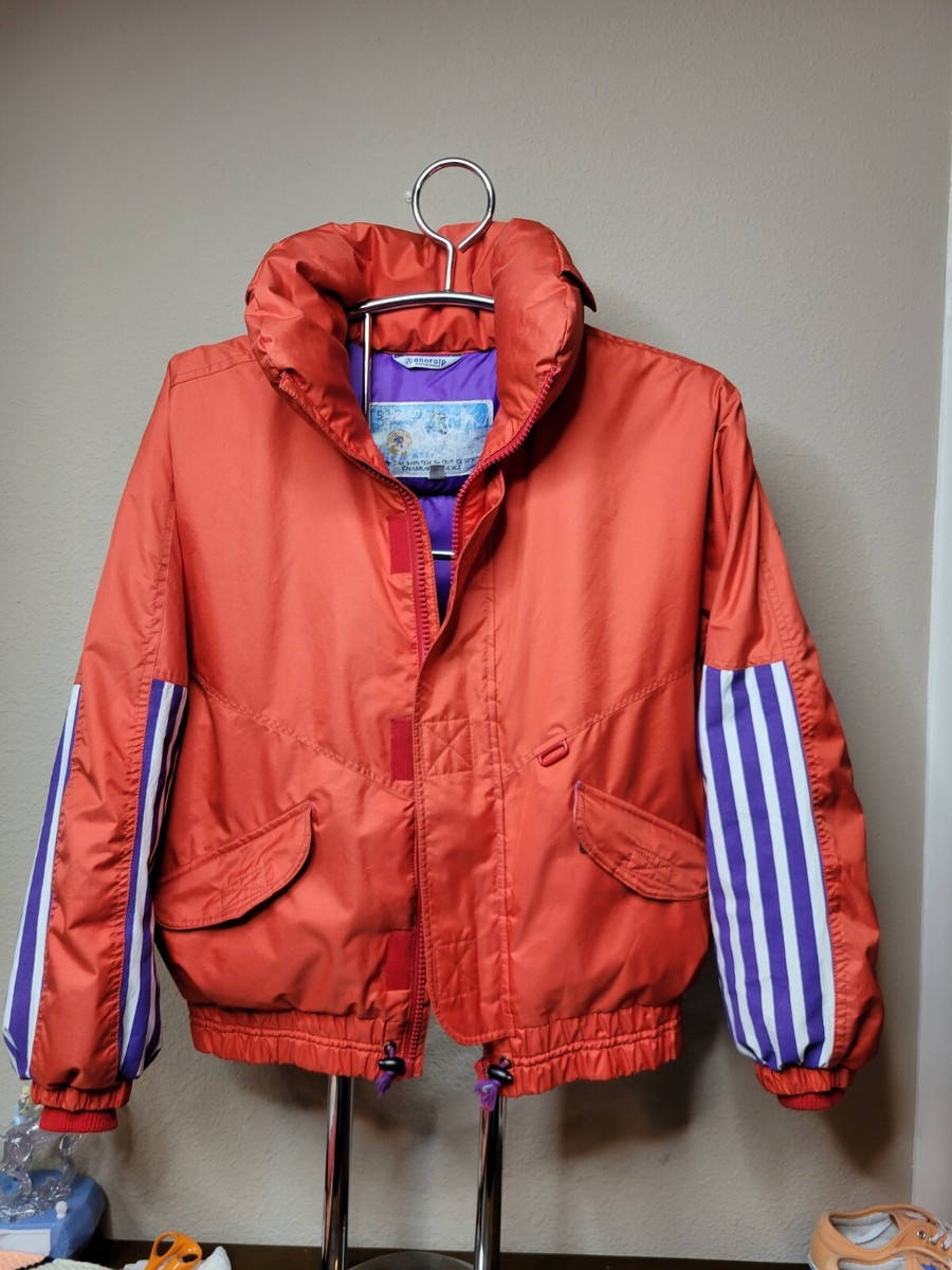 ヴィンテージ ANORALP フランス製 ダウンジャケット【赤】 ビンテージ