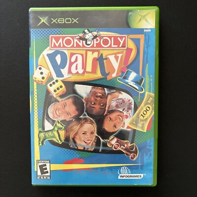 NICE! MONOPOLY PARTY! XBOX - CIB COMPLETE - FREE SHIPPING!