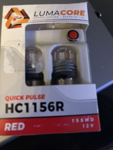 Putco HC1156R LUMACORE 1156 RED-PAIR LED New Quick Pulse - Picture 1 of 2
