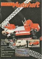 Brekina Autoheft Programm 85/86, eBay Video, Entstehung der Setra Busse bis 1967