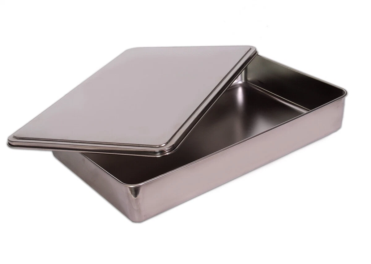 YBM Home Stainless Steel Covered Cake Pan Bakeware with Lid, 2401