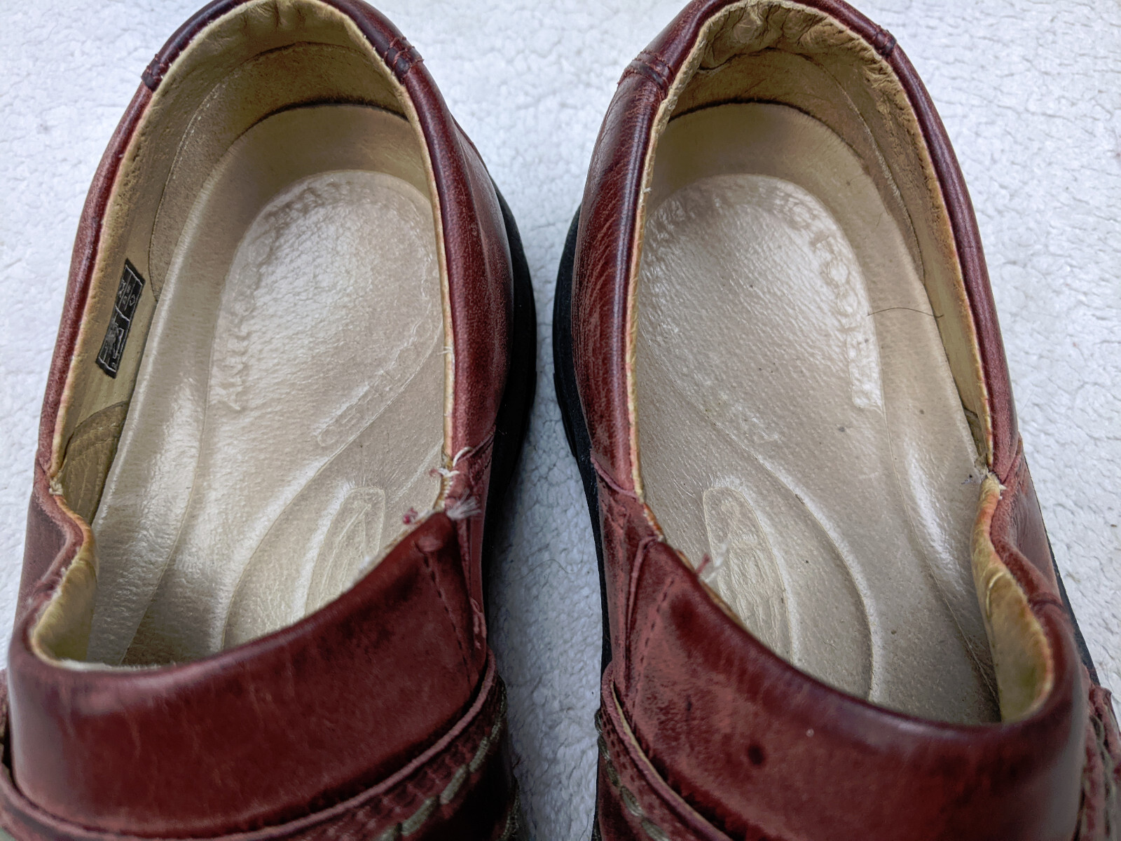 keen kaci donna 9 39 5 scarpe marrone pelle slip on zoccoli comodi