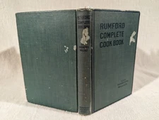 Antique Rumford Complete Cook Book 1918 Rumford Chemical Works Lilly Wallace