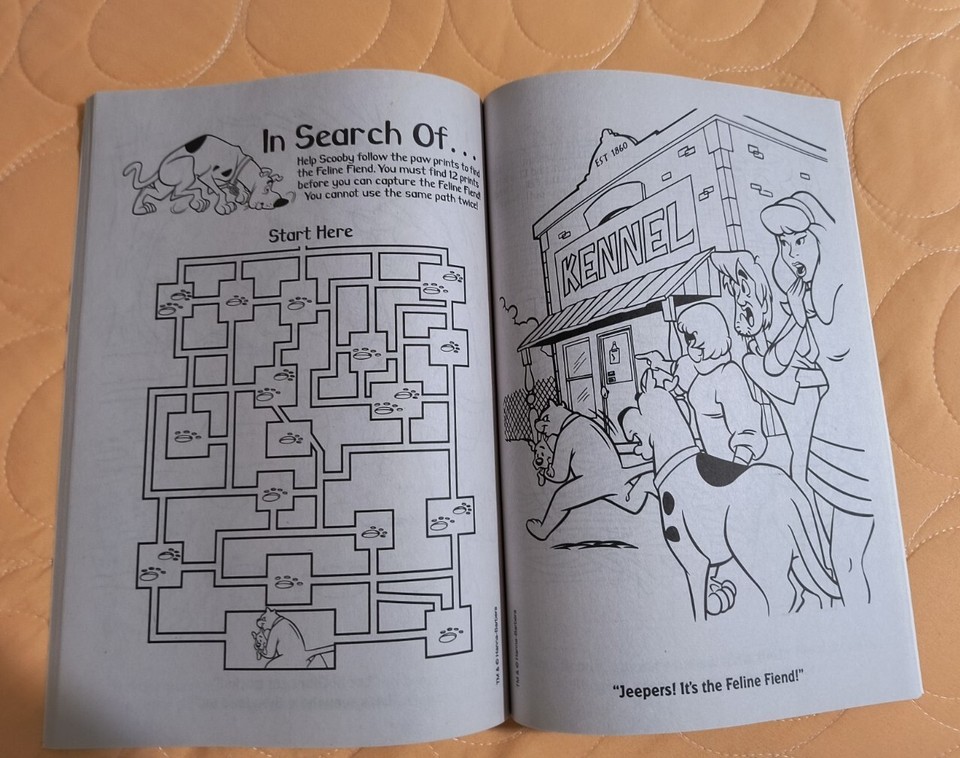 Scooby Doo Jumbo Coloring & Activity Book with Tear & Share Pages NEW
