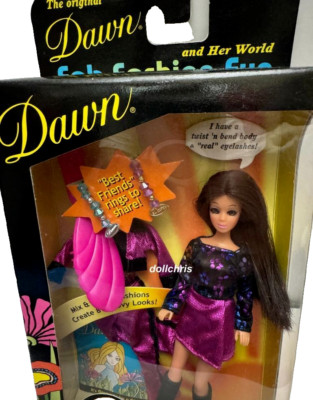 2001 Checkerboard Toys The Original Dawn Fab Fashion Fun MACY Doll NRFB NIM New