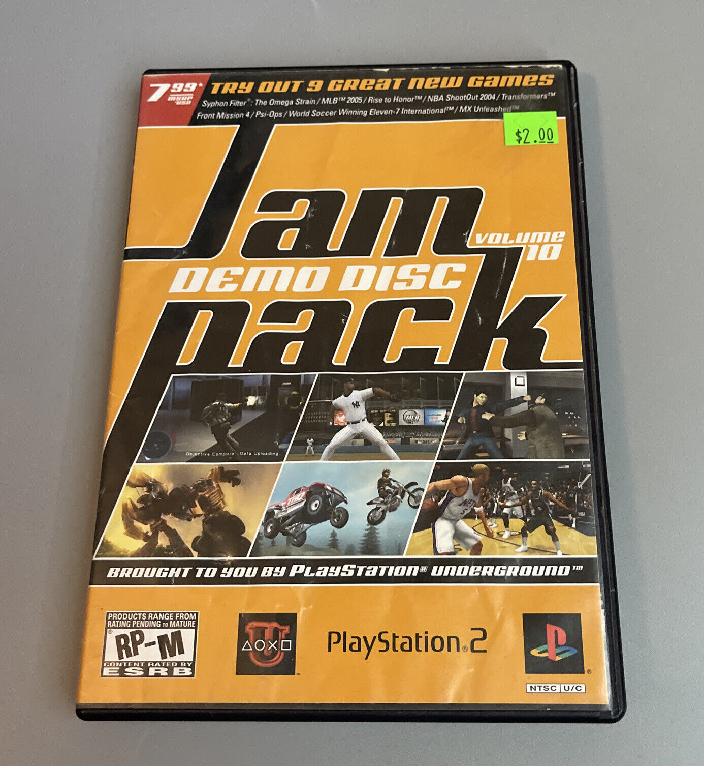 Jampack Volume 15 RP-M Demo Disc Play Station 2 Video Game disc PS2 NTSC  Used 711719756521 on eBid United States